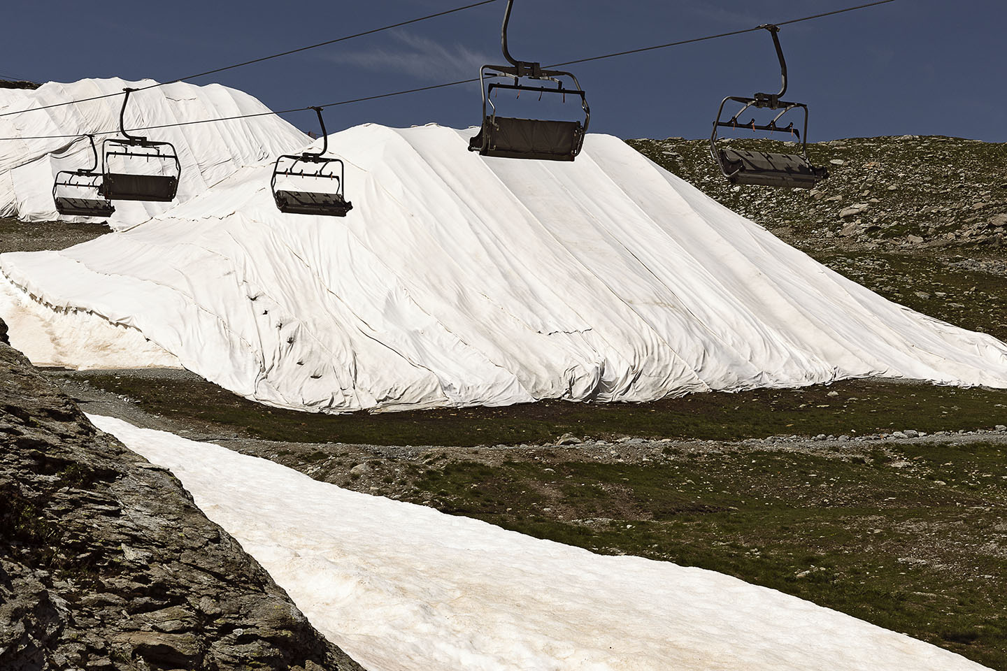 Dosenschnee am Corvatsch